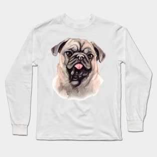 Pug Long Sleeve T-Shirt